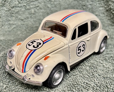 #ad “Herbie The Love Bug” Diecast Car 1:32 Scale from The 1968 Movie NWOB $16.99