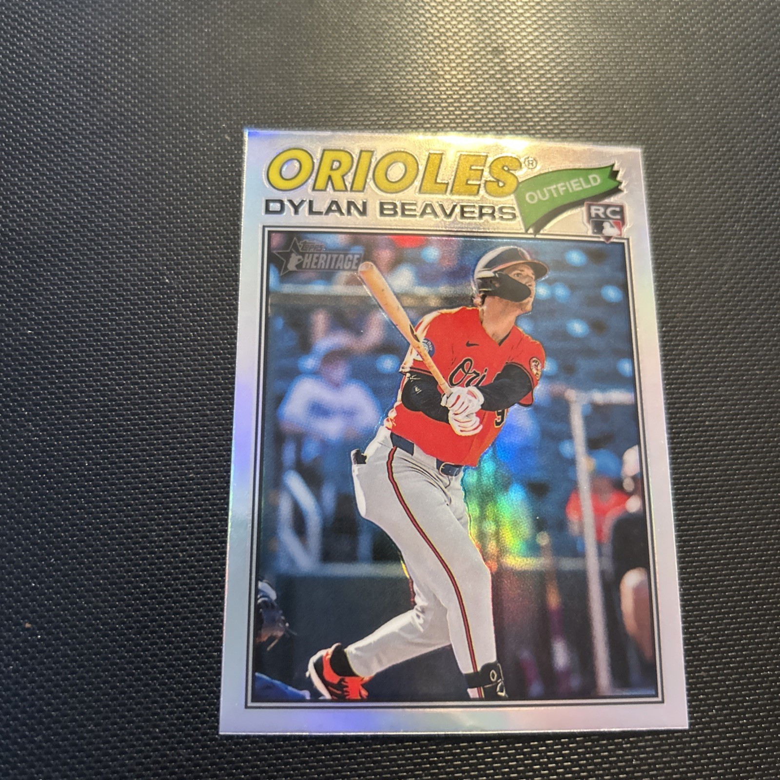 2026 Topps Heritage- Dylan Beavers RC- Chrome Refractor #48