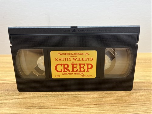Creep VHS - Tim Ritter, Joel Wynkoop rare HTF gore violence horror Cult Classic - Picture 8 of 11