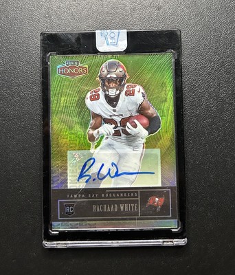 2022 Panini Honors Rachaad White Green Rookie Auto 20/20 #59