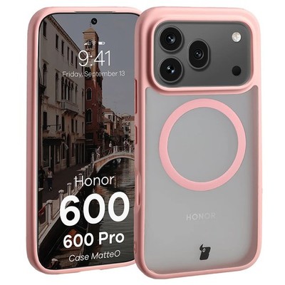 Handyhülle für Honor 600 5G/600 Pro 5G Bizon Case Cover Schutzhülle Hellrosa