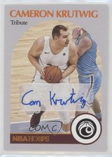 2021 Panini Chronicles Draft Picks Hoops Retro Orange Cameron Krutwig Auto 0tj0