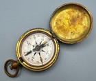 WWII Army USCE United States Civil Engineer Brass Compass WORKING CONDITION — photo 2