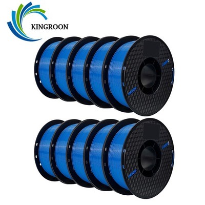 10KG 3D Drucker Filament PLA 1,75mm FDM Bündel Spulen Roll 10 Packungen 1kg Blau