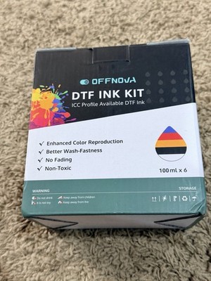 6x100 ml DTF Ink Direct to Transfer Film Ink  Each Textile Ink
