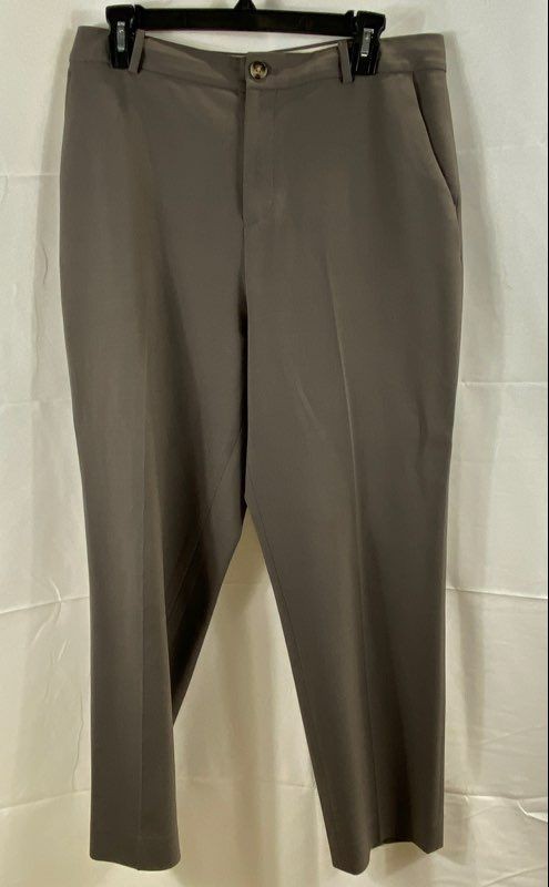 Club Monaco Women's Grey High Rise Straight Leg Trousers Pants Sz 6
