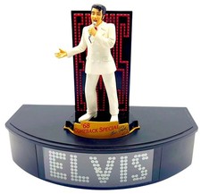 Elvis Presley 68 Comeback Special Light Up Display Figure Base Tested Works