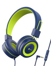 Kids Headphones with Microphone, 85dB/94dB Volume Limited, Stereo 3.5mm Jack,...