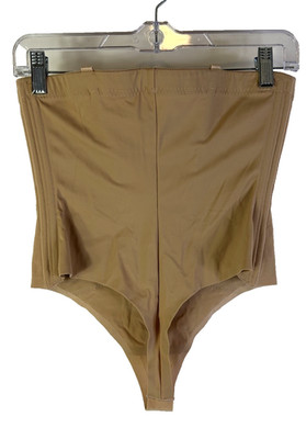 NWT Honeylove SuperPower Thong Nude Beige Sand Shapewear Gusset XL