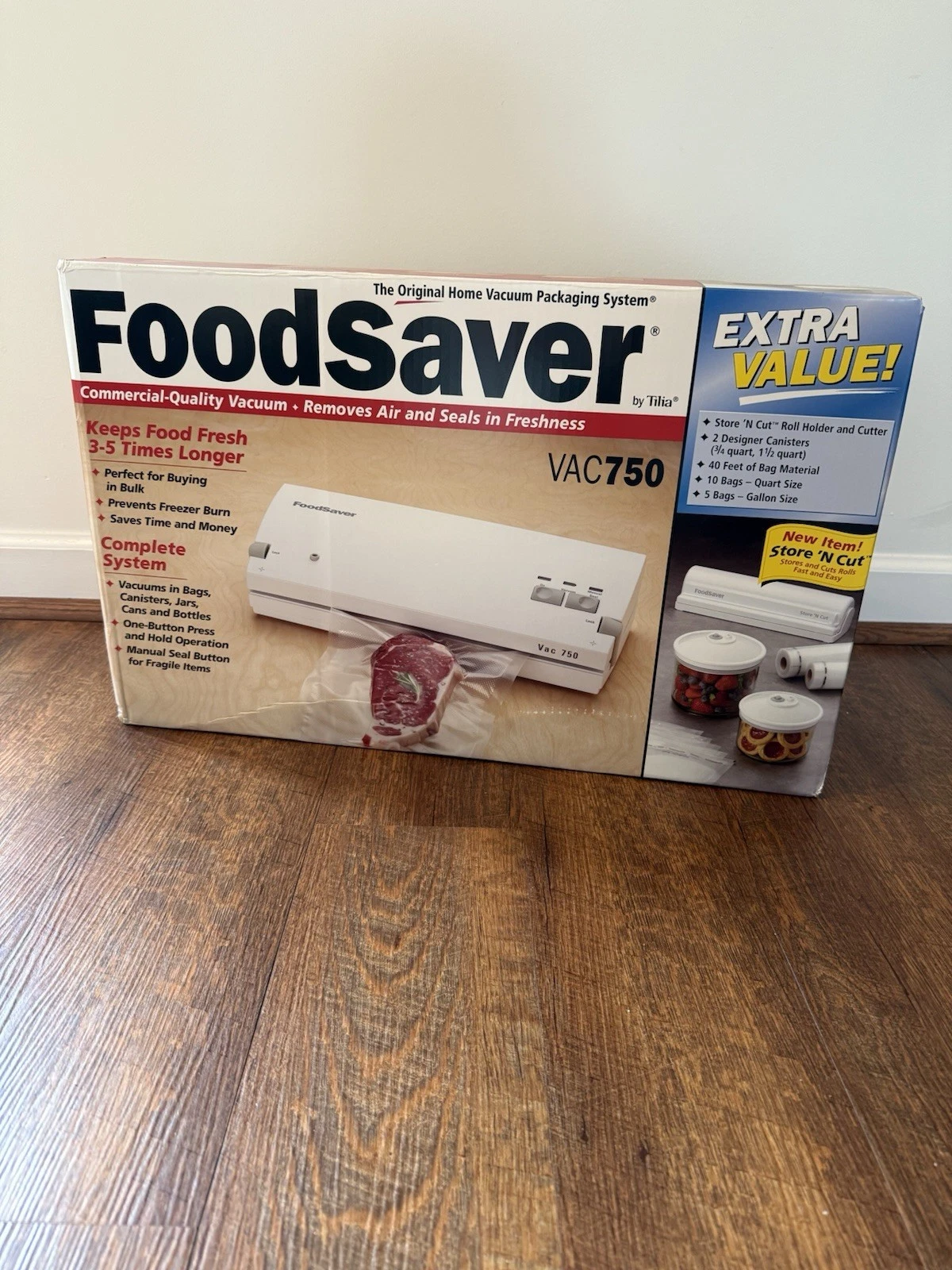 Brand New Food Saver by Tilia VAC750 The Original Home Vacuum Packaging System
Opens in a new window