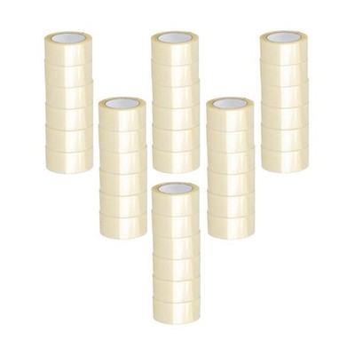 1.75 Mil Clear Acrylic Carton Sealing Tape 2'' x 110 Yds, Shipping Tape 72 Rolls