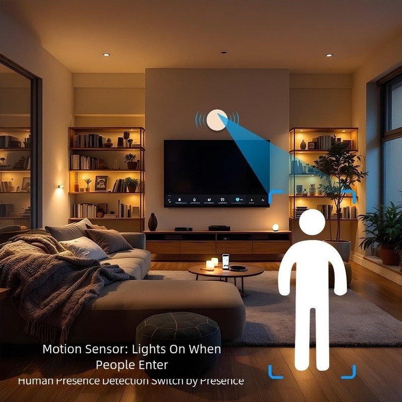 Human Presence Detection Sensor 24G Millimeterwave for Tuya For Zigbee System