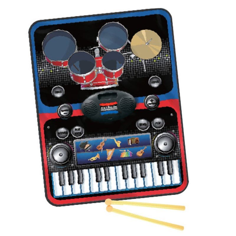 Silver Keyboard Mat Stardom Musical Instruments Set Mat | eBay