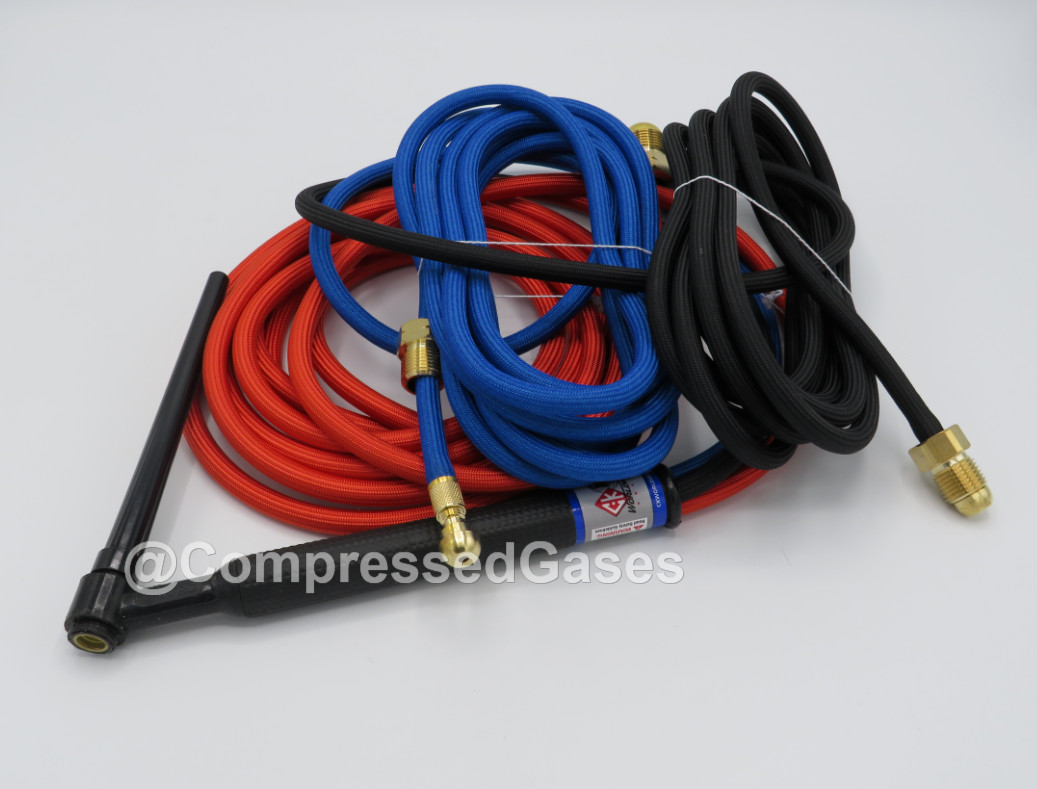 CK Worldwide CK20-12SFFX Tig Torch Package, 250 amp, 12.5ft, Superflex, Flexhead