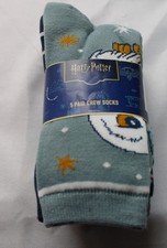Harry Potter Unisex 5-Pack Home At Hogwarts Crew Socks ZG3 Multicolor 9-11 NWT