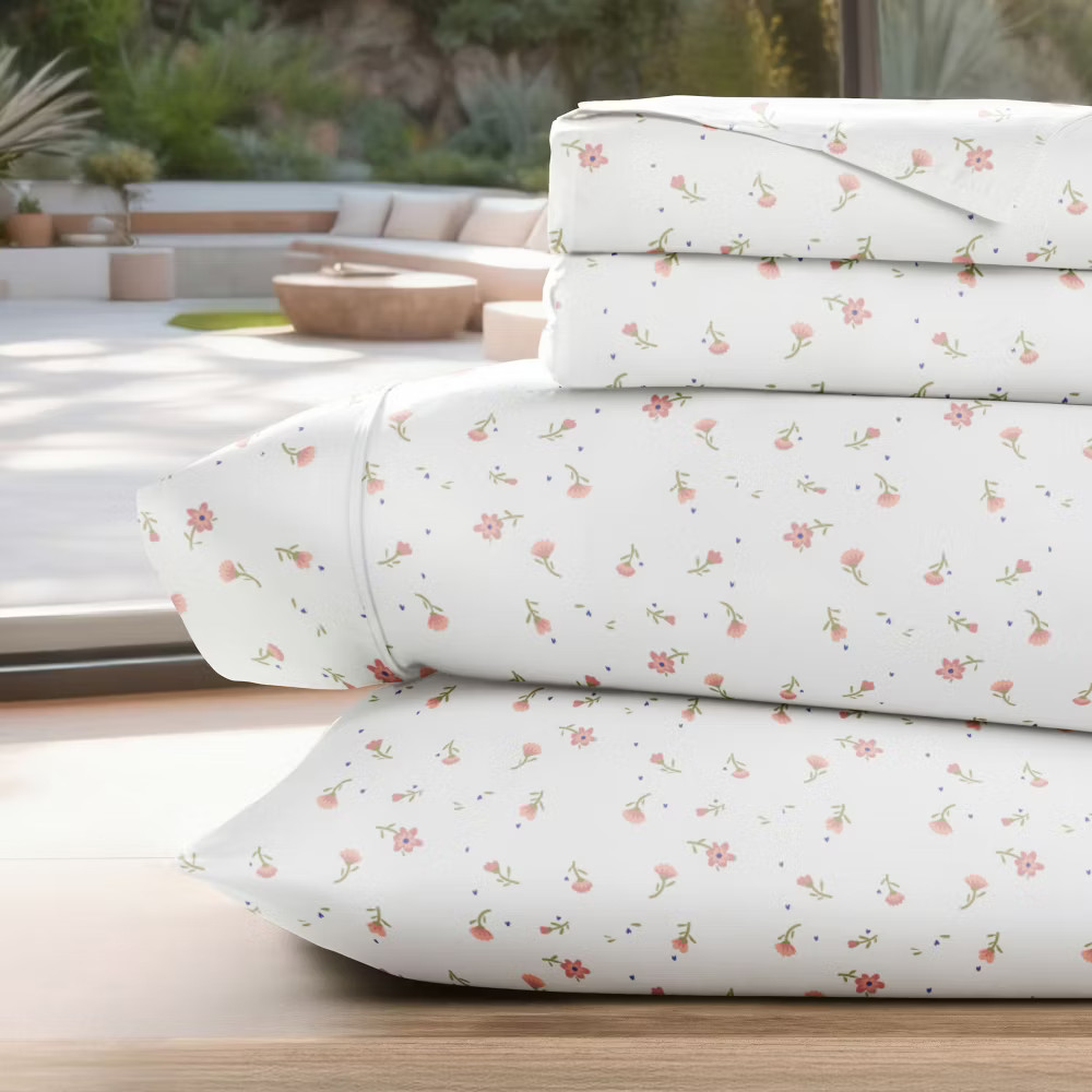 Floral - Paisley Patterns 4PC Sheet Set - Extra Soft - Becky 7890₽