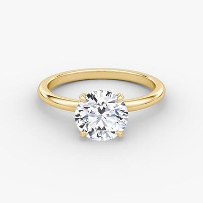 2 CT Rundschliff Igi Zertifiziert Diamant Brilliant Kunstdiamanten Grown