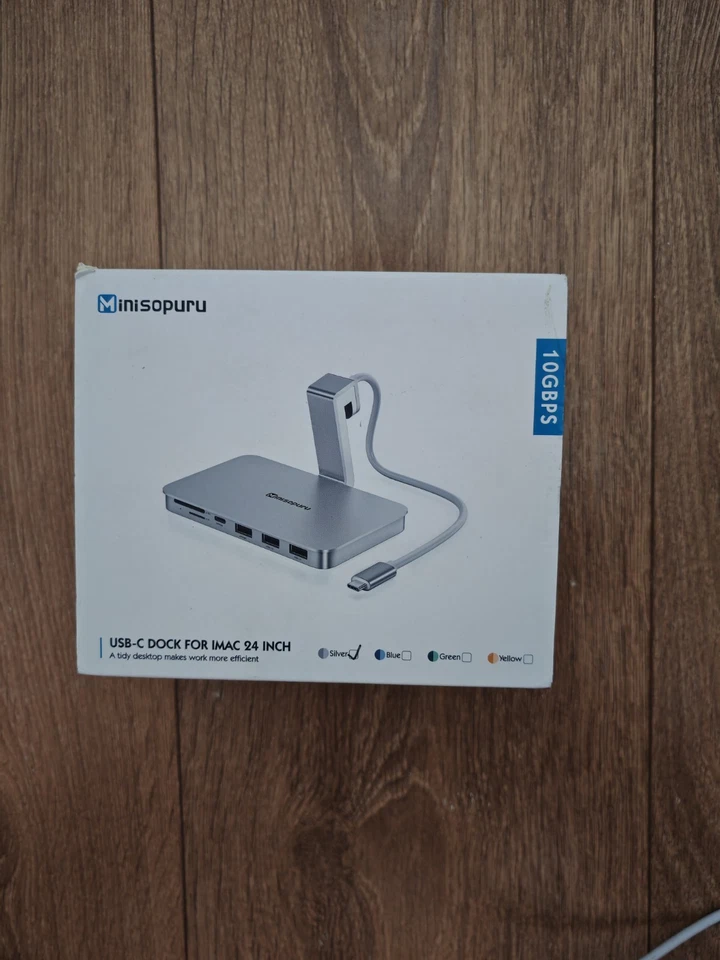 Minisopuru Silver USB C Dock for iMac 24 Inch MH802C - Image 4 of 4