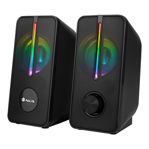 NGS ALTOPARLANTI SPEAKER SET 12W, ILLUMINAZIONE RGB - Immagine 2