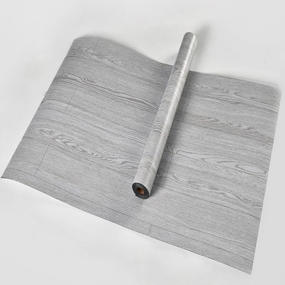 Aozey 3D Retro Laminate Vinyl 23.6'' X 196.8'', White Oak 
