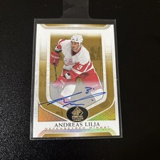 Andreas Lilja 2020-21 SP Signature  Legends #157 Gold Spectrum Foil Autographs