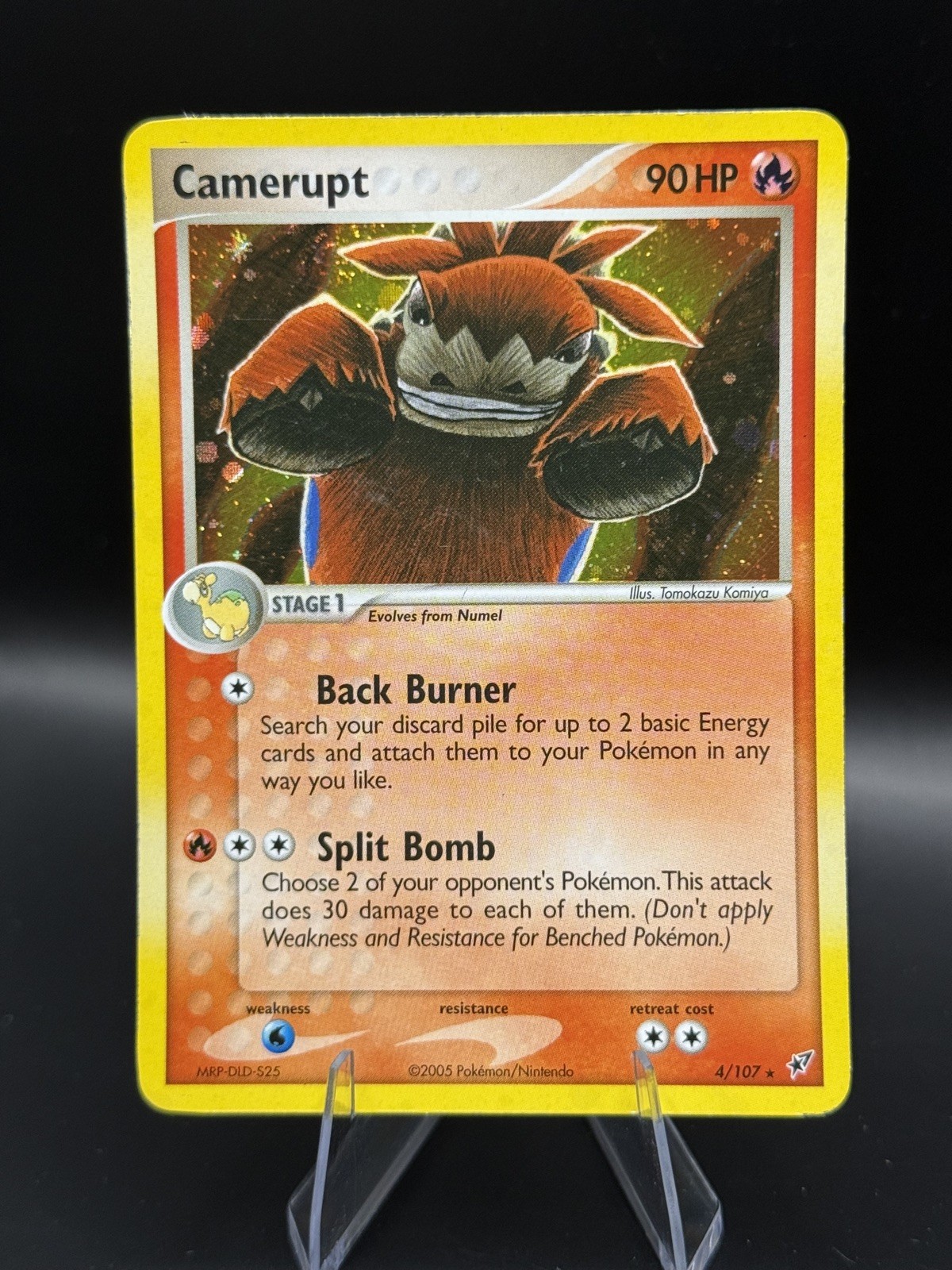 Pokémon - Camerupt 4/107 Deoxys Holo - RARE HOLOGRAPHIC CARD - NM #4