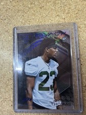 2025 Panini Black Football AZAREYEH Thomas 172 Blue Parallel /50