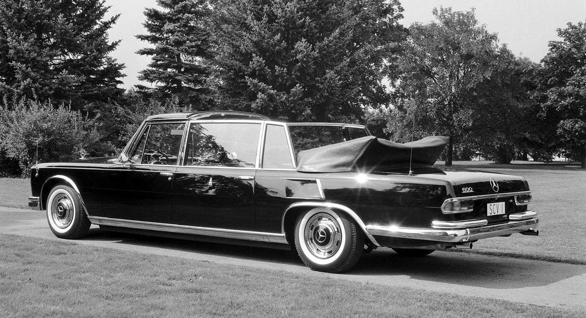 Ride Like a Rock Star in This 1972 Mercedes-Benz 600 Limousine