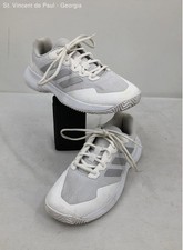 Adidas Gamecourt 2 White Solid Athletic Shoe ...
