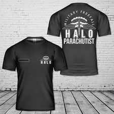 Custom Name US Army Military Freefall Parachutist 3D Shirt Full Size S-5XL