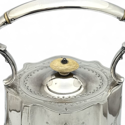 James Deakin & Sons Edwardian Silverplate Spirit Kettle on Stand Sheffield 1322 - Picture 10 of 17