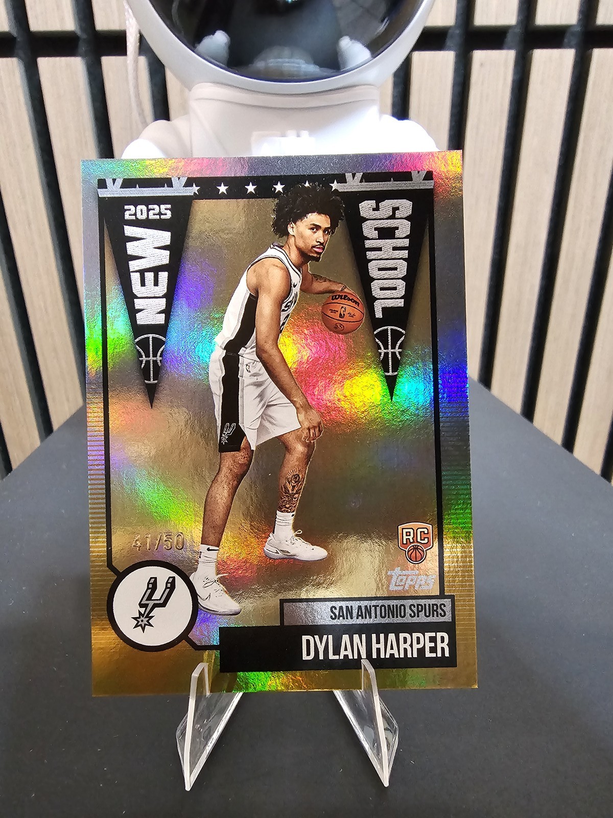 2025-26 Topps - New School Dylan Harper #NS-2 Gold Rainbow /50 (RC)