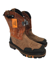 Bota de Trabajo Western Cody James Hombre Decimator 11" Puntera Compuesta DBP-12 Marrón 12D