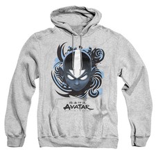 Avatar The Last Airbender Airbender Blue And Black Kanji Mens Hoodie Athletic He