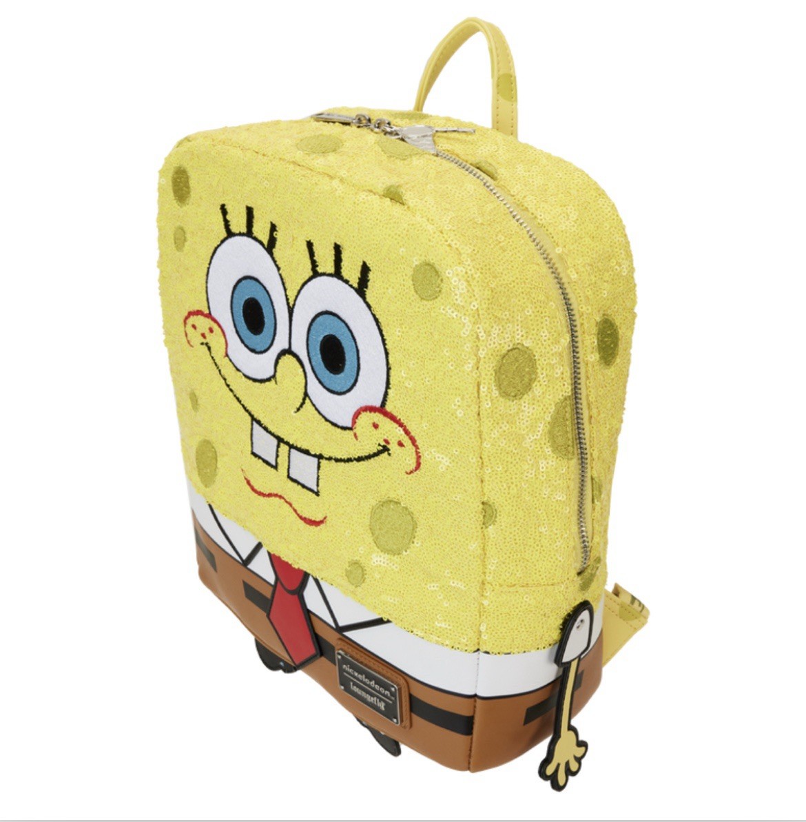 Loungefly ? SpongeBob SquarePants Sequin Mini Backpack Bag 