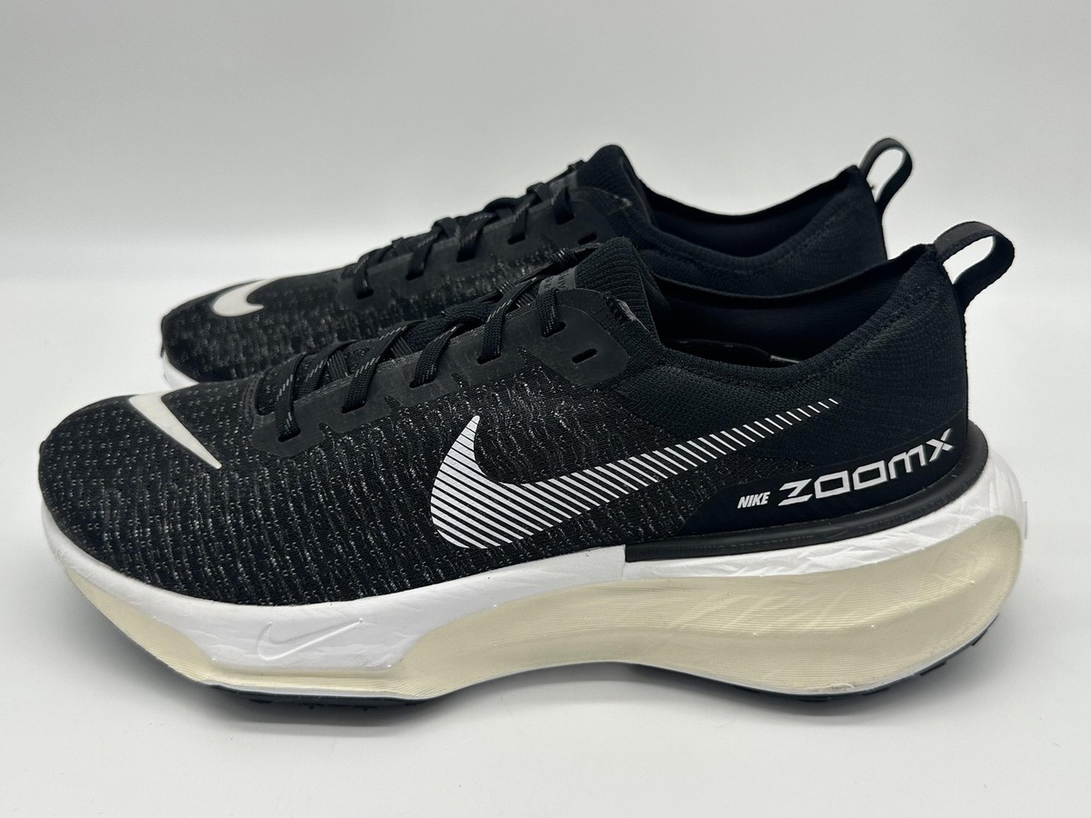 Nike Zoomx Invincible Run FK 3 Men's Size 12 Black White Dark Grey