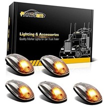 Led Cab Marker Roof Running Lights 5pcs Clear Lens Clear Lensamber Lights Led Cab Marker Roof Running Lights 5pcs Clear Lens Clear Lensamber Lights