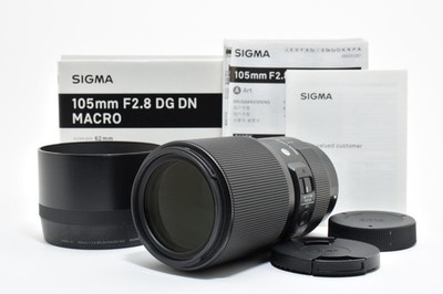 SIGMA Art 105mm F2.8 DG DN Macro for Sony E Mount w/Box From Japan (Near Mint)