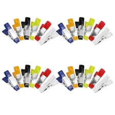 24 Pcs Woodworking Clamps Small Spring Clips Heavy Duty Tent Garden