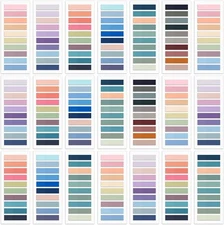 SIQUK 4200 Pieces Sticky Tabs for Annotating 0.43 Inch, Morandi-clear Card 