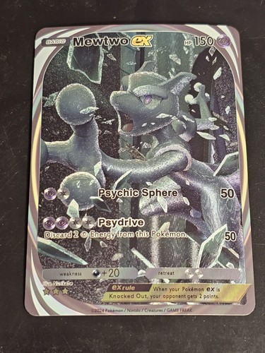 Mewtwo Ex 282 Pokemon TCG Pocket Genetic Apex Custom Textured Fanart Karte
