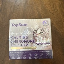 TopSum Cat Pheromones Calming Diffuser Premium Pheromone Diffuser for Cats 4 Pk