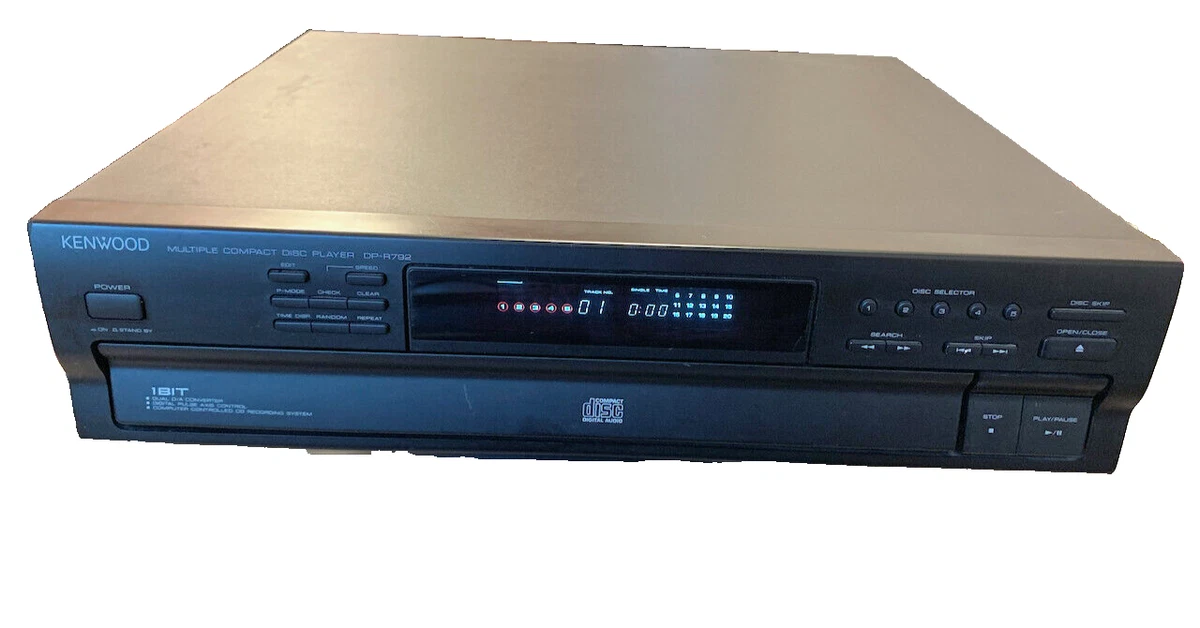 Kenwood Home Audio CD Players & Recorders 5-9 CD Changer Capacity