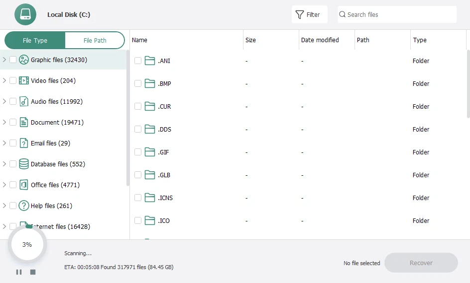 Deleted Lost Data Photos Pictures Documents Recovery Restore Software For Window - Image 2 of 3