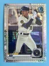 2020 Bowman Chrome Corey Ray Mega Box Mojo Refractor #BCP-248 RC Brewers