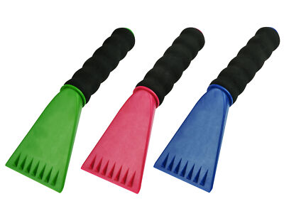 2er Set Eiskratzer Mit Eisbrecher - Handliche Scheibenkratzer Für Feste Eisschichten