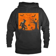 Halloween Costume Spooky Witches Pumpkin Ghost Graphic Hoodie