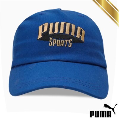 Embroidered Logo Men's Baseball Cap Cotton Sports Cap Blue - Puma Original 2026