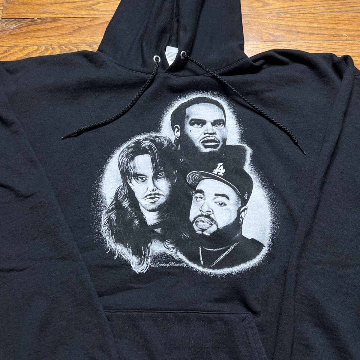 IN LOVING MEMORY TOUR HOODIE TEAM SESH (BONES XAVIER WULF EDDY BAKER) XL View 2