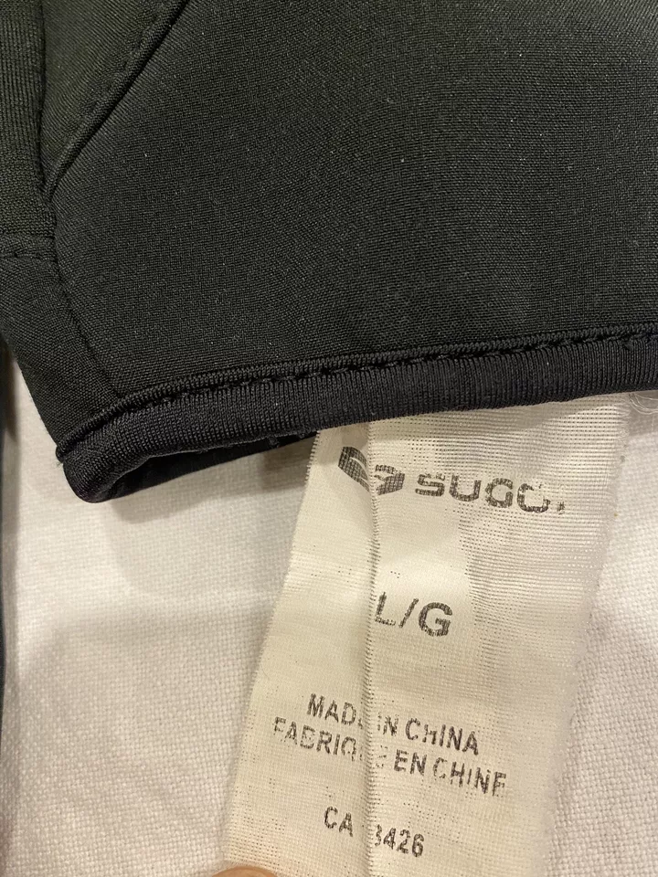 Guantes de ciclismo SUGOI grandes negros grises Foto 3 de 4